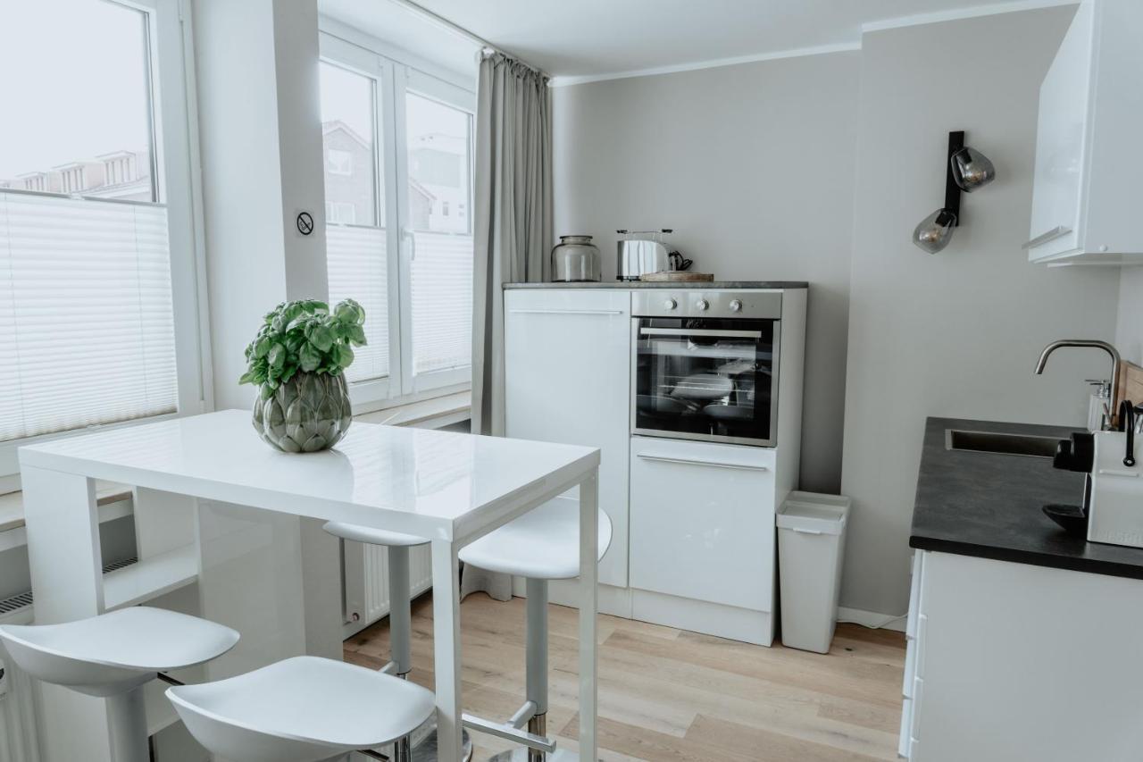 2-Zimmer City Apartment 57m² mit King Size Bett und Küche Munster  Exterior foto